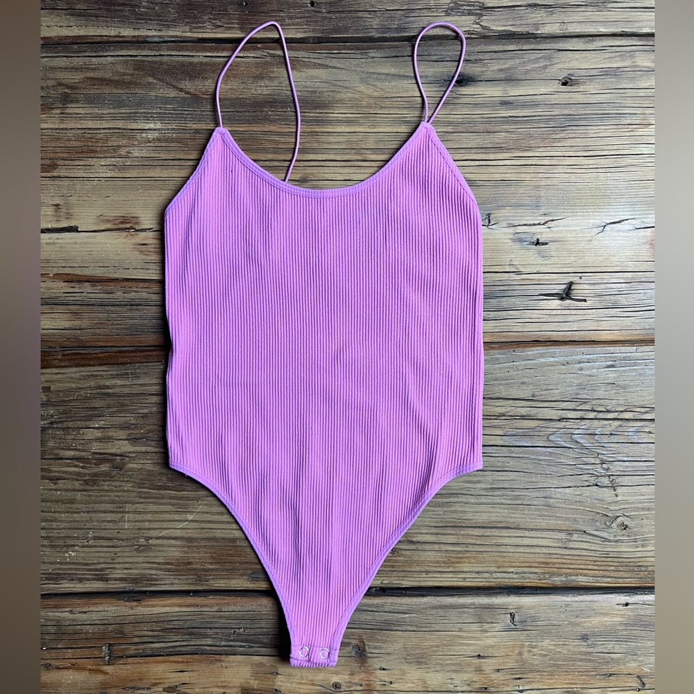 Forever 21 Ribbed Cami Bodysuit